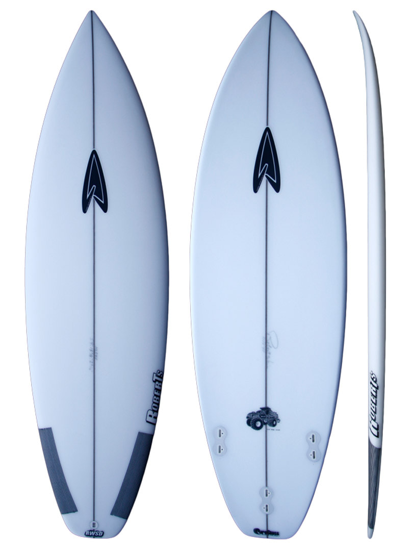 Roberts Surfboards White Diamond
